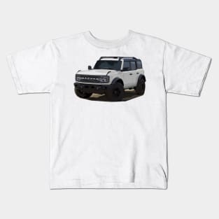 2021 Ford Bronco 4 Door Oxford White Kids T-Shirt